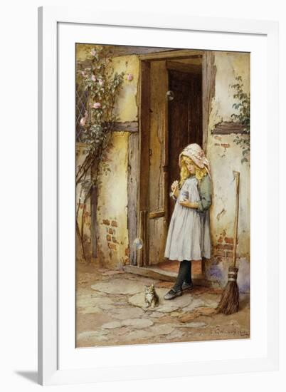 Bubbles for Kitty-Charles Edward Wilson-Framed Giclee Print