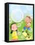 Bubbles - Humpty Dumpty-null-Framed Stretched Canvas