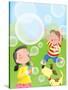 Bubbles - Humpty Dumpty-null-Stretched Canvas