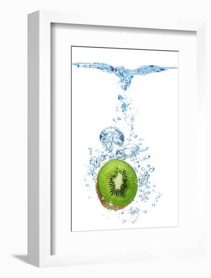 Bubbles In Blue Water-Irochka-Framed Photographic Print