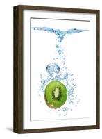 Bubbles In Blue Water-Irochka-Framed Photographic Print