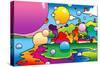 Bubbles Landscape-Howie Green-Stretched Canvas