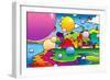 Bubbles Landscape-Howie Green-Framed Giclee Print