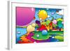 Bubbles Landscape-Howie Green-Framed Giclee Print