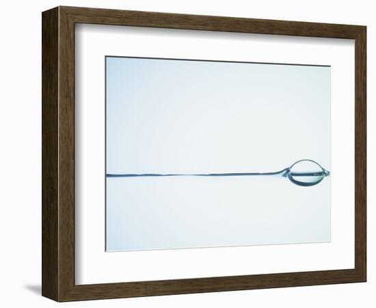 Bubbles on Water Surface-Taro Yamada-Framed Photographic Print