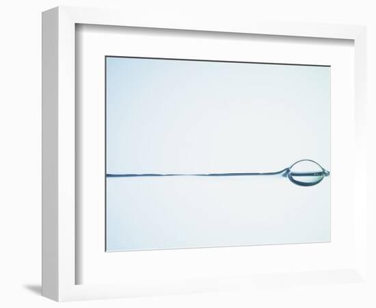 Bubbles on Water Surface-Taro Yamada-Framed Photographic Print