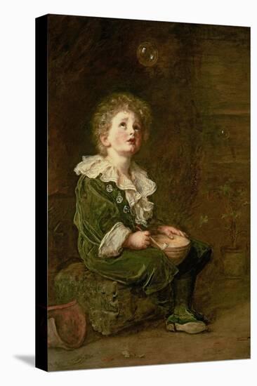 Bubbles-John Everett Millais-Stretched Canvas