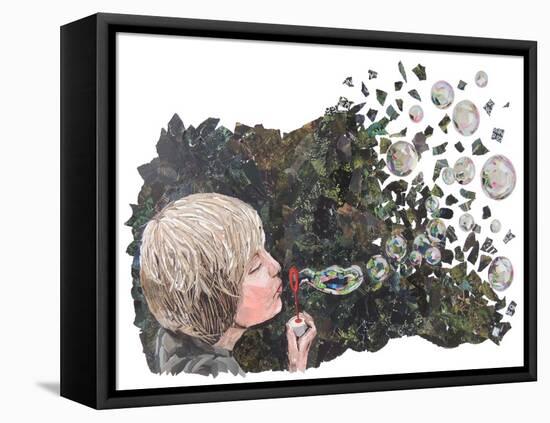 Bubbles-Kirstie Adamson-Framed Stretched Canvas
