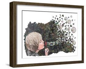 Bubbles-Kirstie Adamson-Framed Giclee Print