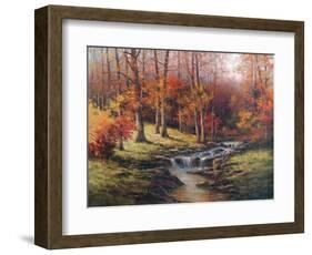 Bubbling Brook-Unknown Chiu-Framed Art Print