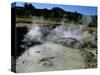 Bubbling Mud Pools, Kawah Sikidang Volcanic Crater, Dieng Plateau, Island of Java, Indonesia-Jane Sweeney-Stretched Canvas