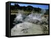 Bubbling Mud Pools, Kawah Sikidang Volcanic Crater, Dieng Plateau, Island of Java, Indonesia-Jane Sweeney-Framed Stretched Canvas