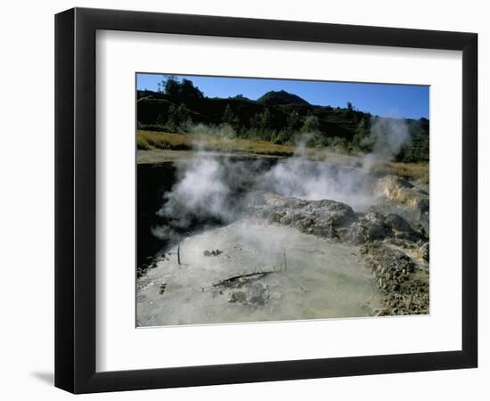 Bubbling Mud Pools, Kawah Sikidang Volcanic Crater, Dieng Plateau, Island of Java, Indonesia-Jane Sweeney-Framed Photographic Print