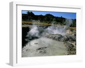 Bubbling Mud Pools, Kawah Sikidang Volcanic Crater, Dieng Plateau, Island of Java, Indonesia-Jane Sweeney-Framed Photographic Print