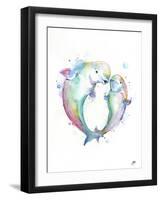 Bubbly Belugas-Marc Allante-Framed Giclee Print