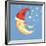 Bubbly Christmas Moon-David Cooke-Framed Giclee Print