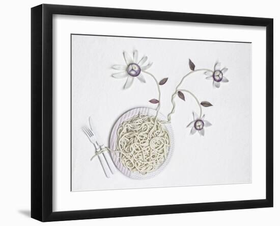 Bucatini With onion-Dimitar Lazarov-Framed Giclee Print