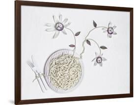 Bucatini With onion-Dimitar Lazarov-Framed Giclee Print