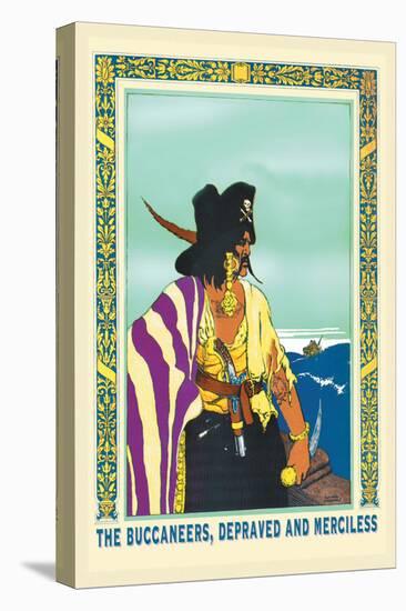 Buccaneer, Captain Morgan-Howard Mccormick-Stretched Canvas