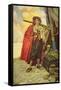 Buccaneer of Hispaniola in the Caribbean-Howard Pyle-Framed Stretched Canvas