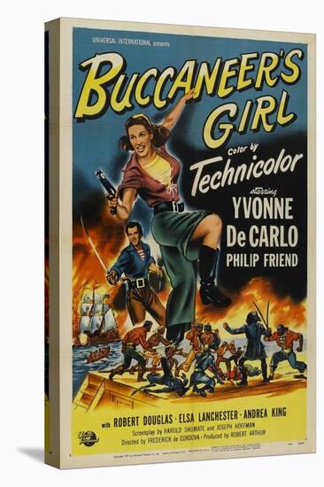 Buccaneer's Girl, 1950, Directed by Frederick De Cordova-null-Stretched Canvas