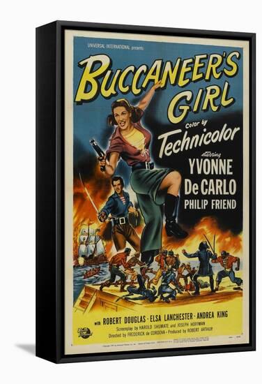 Buccaneer's Girl, 1950, Directed by Frederick De Cordova-null-Framed Stretched Canvas