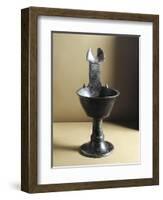 Bucchero Vase with Decorative Engravings from Osteria Necropolis-null-Framed Giclee Print