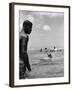 Buccoo Reef Snorkellers-null-Framed Photographic Print