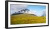 Buchaille Etive Mor, Glencoe, with sign to Glen Etive, Highlands, Scotland, United Kingdom, Europe-Karen Deakin-Framed Photographic Print