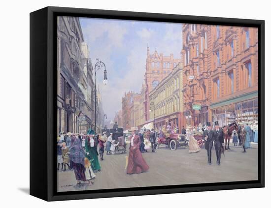 Buchanan Street in 1910'-William Ireland-Framed Stretched Canvas