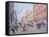 Buchanan Street in 1910'-William Ireland-Framed Stretched Canvas