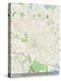 Bucharest, Romania Map-null-Stretched Canvas