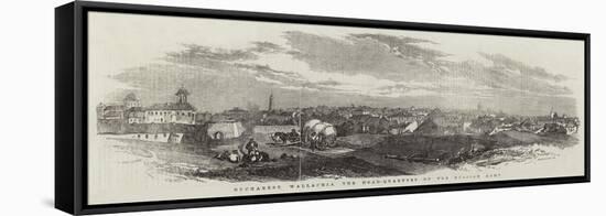 Bucharest, Wallachia, the Head-Quarters of the Russian Army-null-Framed Stretched Canvas