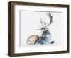 Buck and Bird, 2006-Mark Adlington-Framed Giclee Print