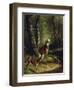 Buck and Doe in the Adirondacks-Arthur Fitzwilliam Tait-Framed Giclee Print