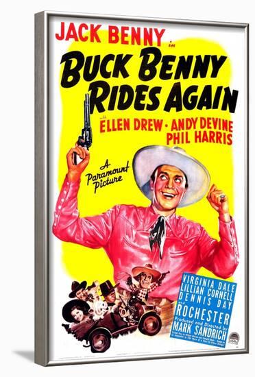 Buck Benny Rides Again-null-Framed Art Print