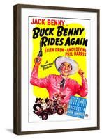 Buck Benny Rides Again-null-Framed Art Print