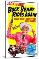 Buck Benny Rides Again-null-Mounted Art Print