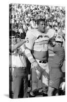 Buck Buchanan in Locker-Room, Superbowl I, Los Angeles, California, January 15, 1967-Bill Ray-Stretched Canvas