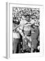 Buck Buchanan in Locker-Room, Superbowl I, Los Angeles, California, January 15, 1967-Bill Ray-Framed Photographic Print