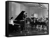 Buck Clayton, Charlie Parker, Dexter Gordon, Charles Thompson, Danny Barker, Jimmy Butts, JC Heard-null-Framed Stretched Canvas