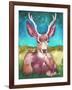 Buck In A Field I-Elizabeth Medley-Framed Art Print