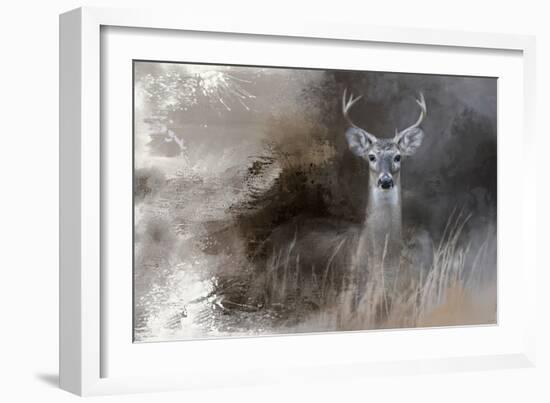 Buck in the Shadows-Jai Johnson-Framed Giclee Print