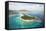 Buck Island and Tortola in British Virgin Islands-Macduff Everton-Framed Stretched Canvas