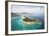 Buck Island and Tortola in British Virgin Islands-Macduff Everton-Framed Photographic Print