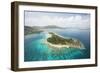 Buck Island and Tortola in British Virgin Islands-Macduff Everton-Framed Photographic Print