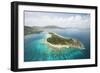 Buck Island and Tortola in British Virgin Islands-Macduff Everton-Framed Photographic Print