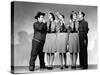 Buck Privates, Lou Costello, Maxine Andrews, Patty Andrews, Laverne Andrews, 1941-null-Stretched Canvas