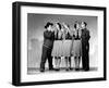 Buck Privates, Lou Costello, Maxine Andrews, Patty Andrews, Laverne Andrews, 1941-null-Framed Photo