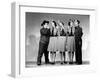 Buck Privates, Lou Costello, Maxine Andrews, Patty Andrews, Laverne Andrews, 1941-null-Framed Photo